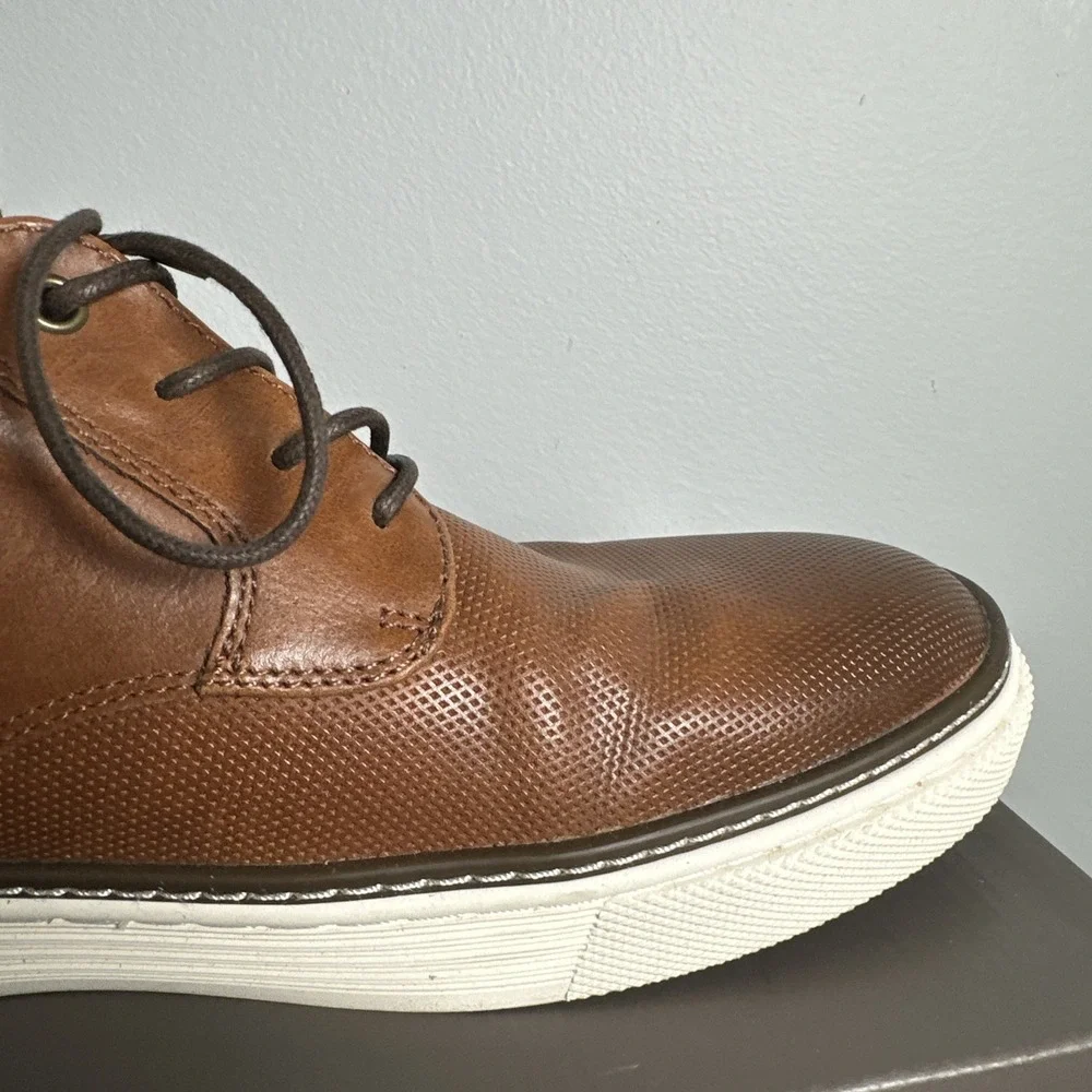 Crown Vintage Mens Shoes Dress Casual Shoes Brown US 11 Cr-Thoren Cognac
